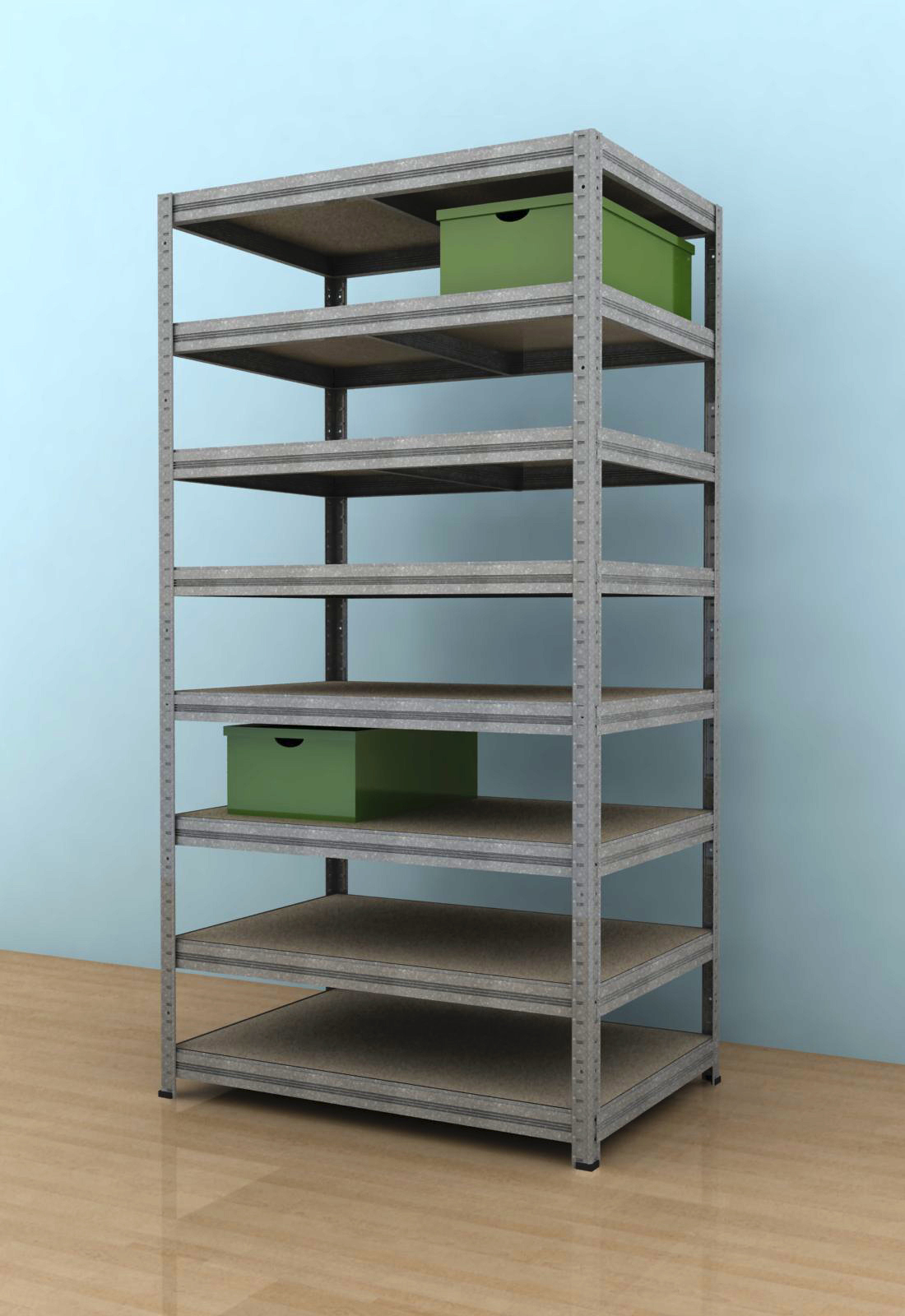 Regał 2000x900x600/8, ocynk, 350 kg/p.