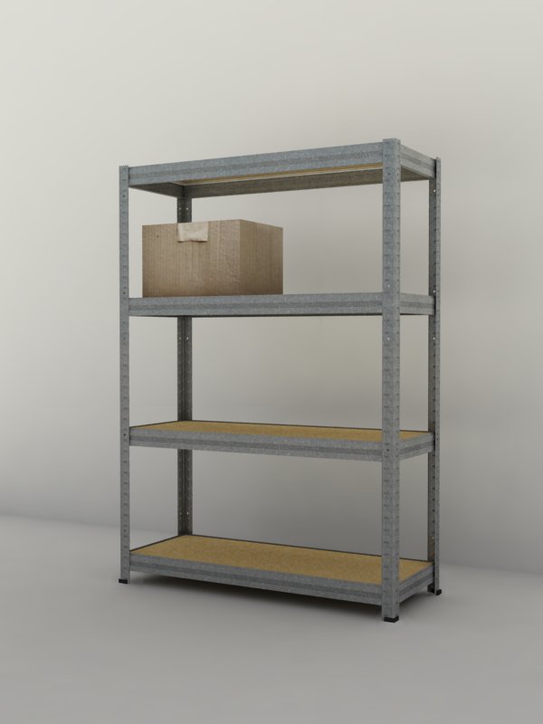 Regał 1700x900x350/4, ocynk, 250 kg/p.
