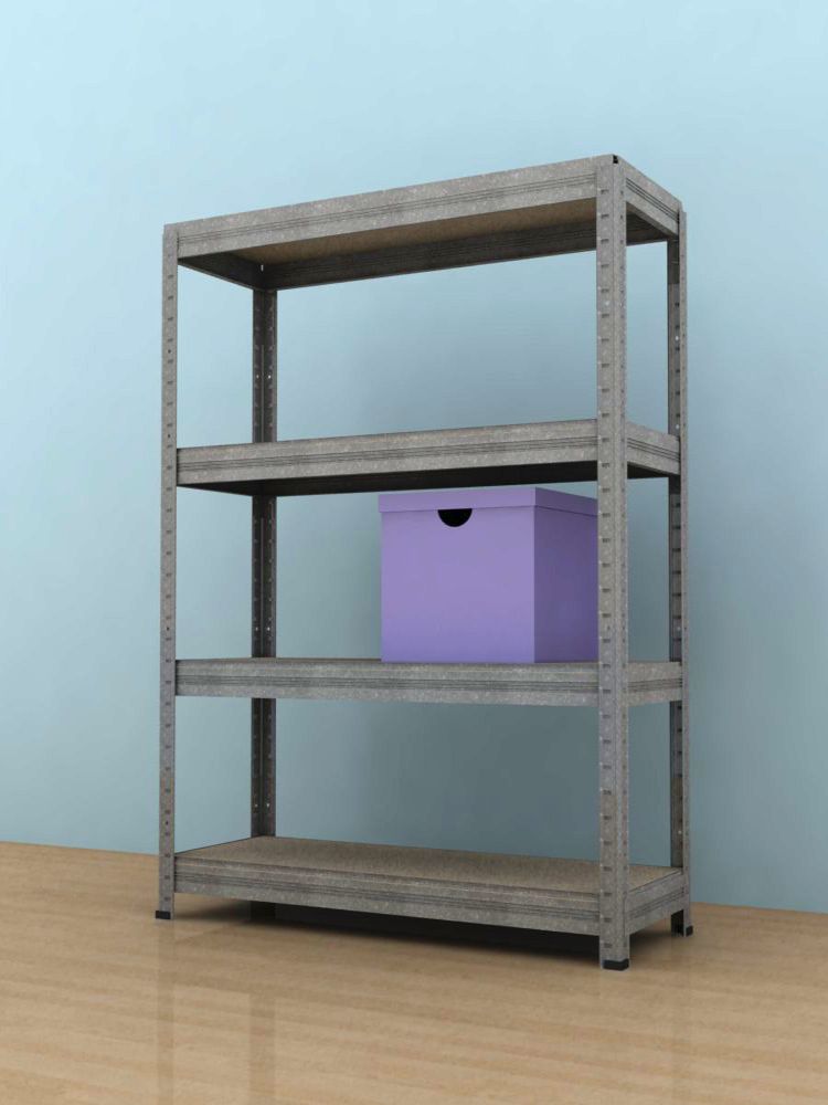 Regał 900x750x350/4, ocynk, 250 kg/p.